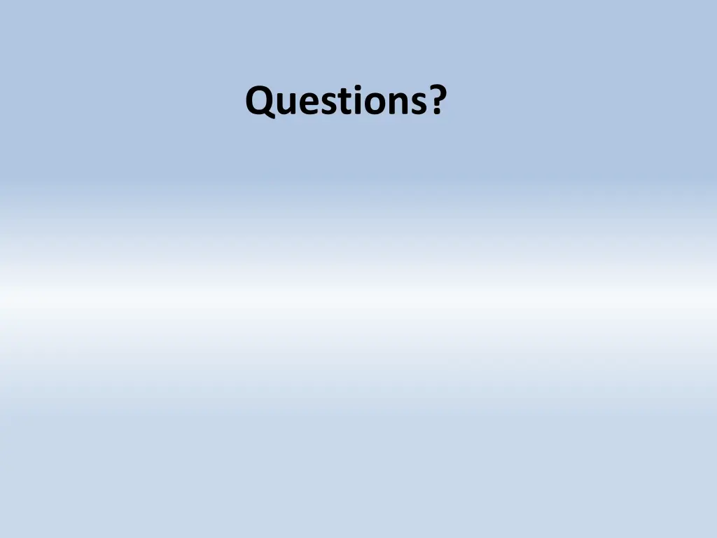 questions