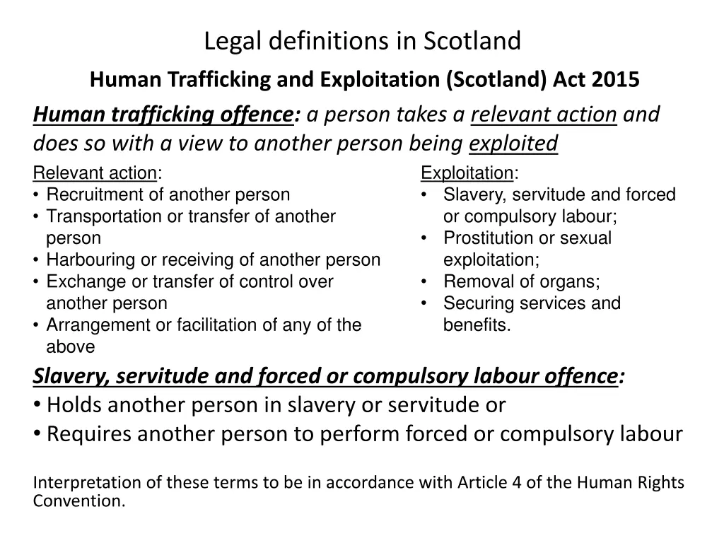 legal definitions in scotland