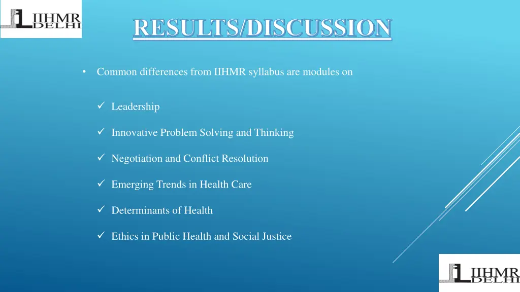 results discussion 2