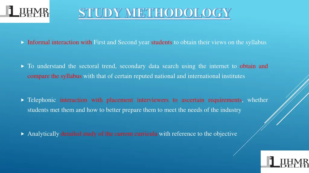 study methodology