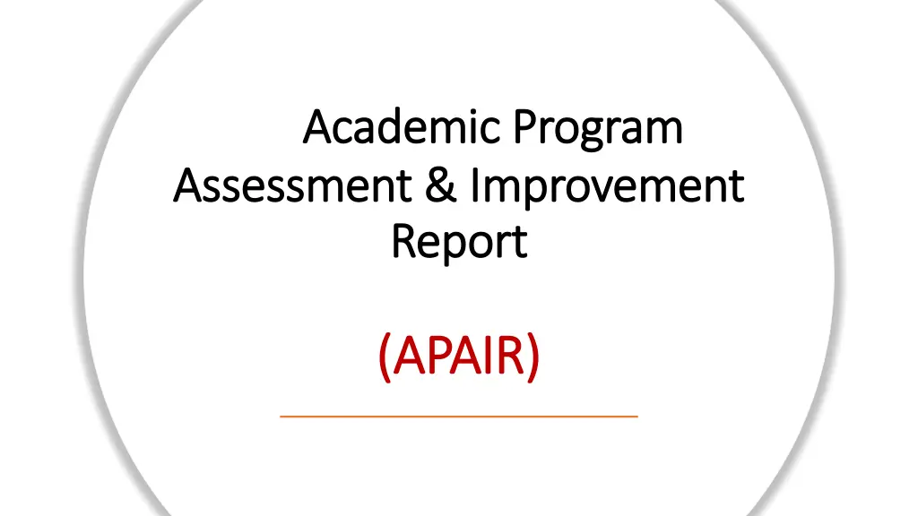 academic program academic program assessment
