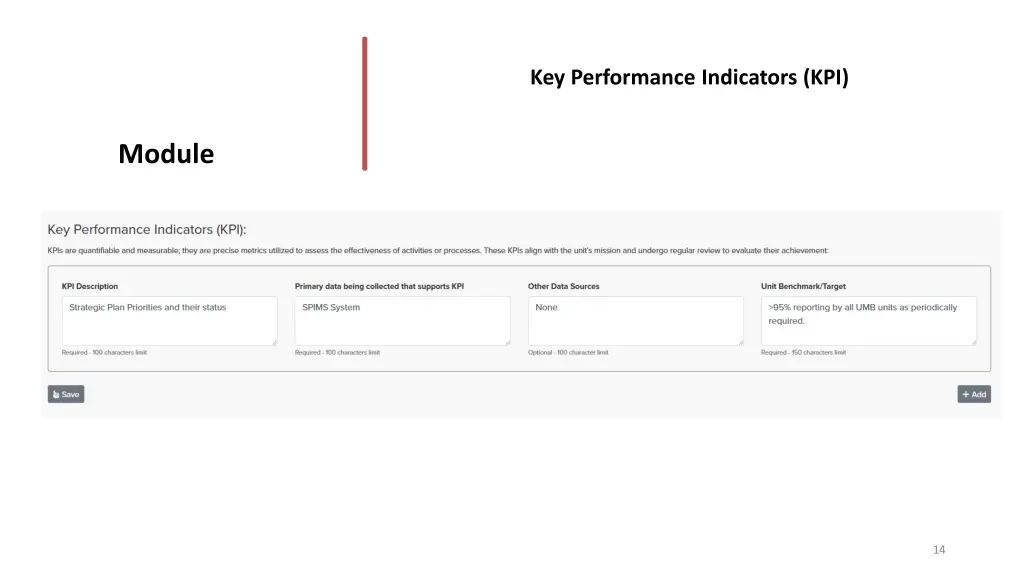 key performance indicators kpi