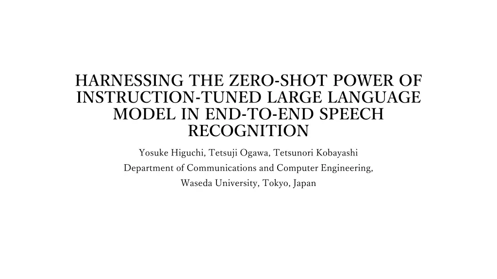 harnessing the zero shot power of instruction