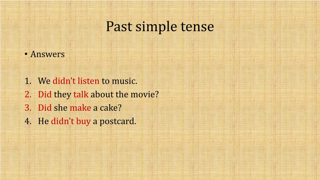past simple tense 5