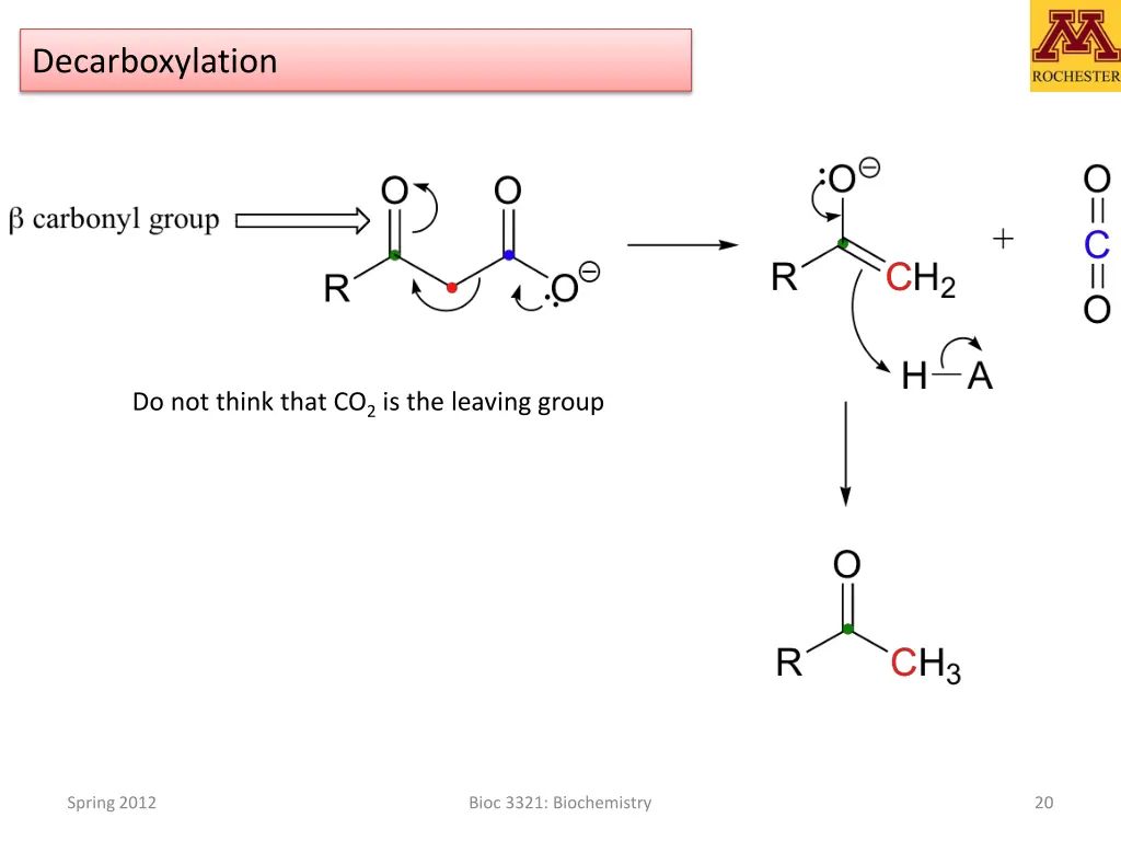 decarboxylation