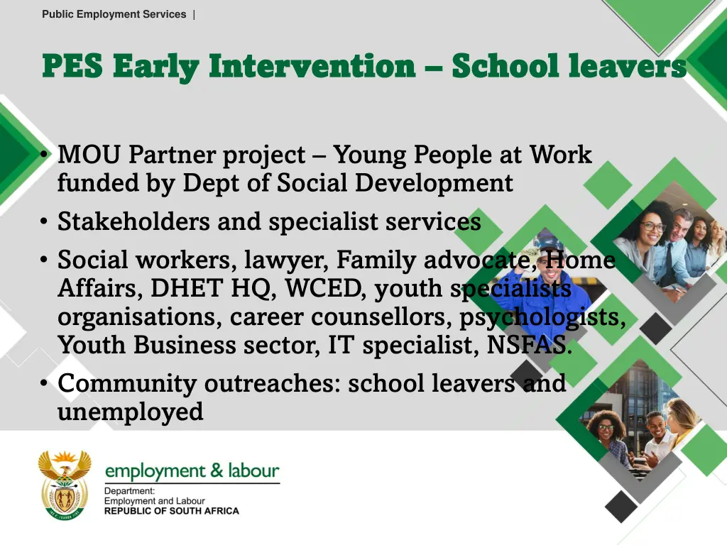 public employment services 5