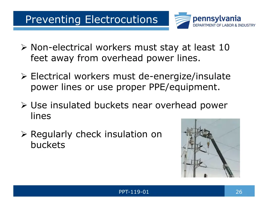 preventing electrocutions