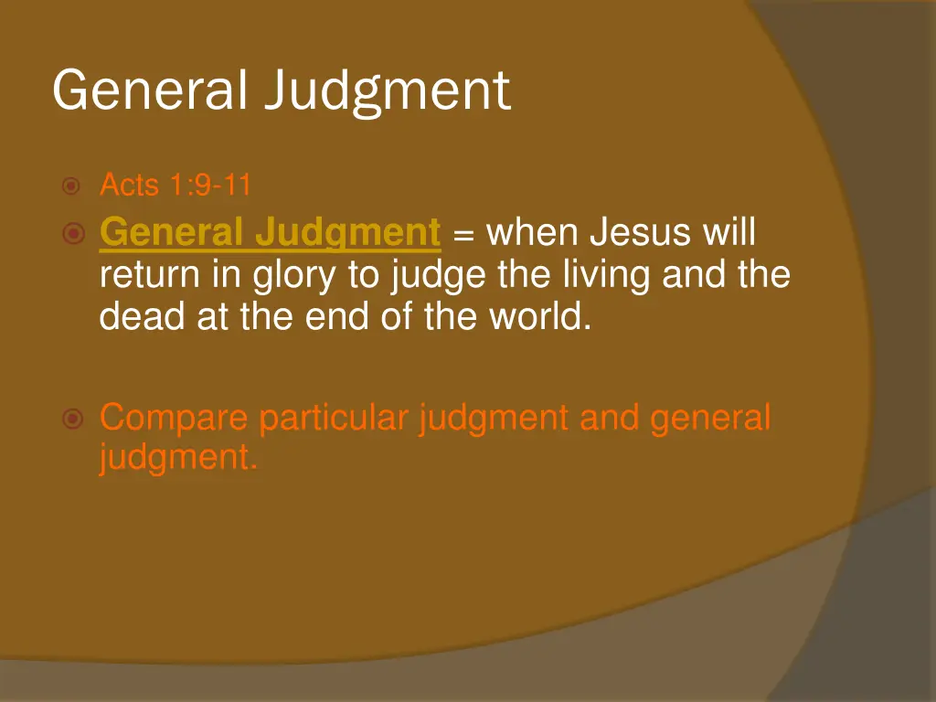 general judgment