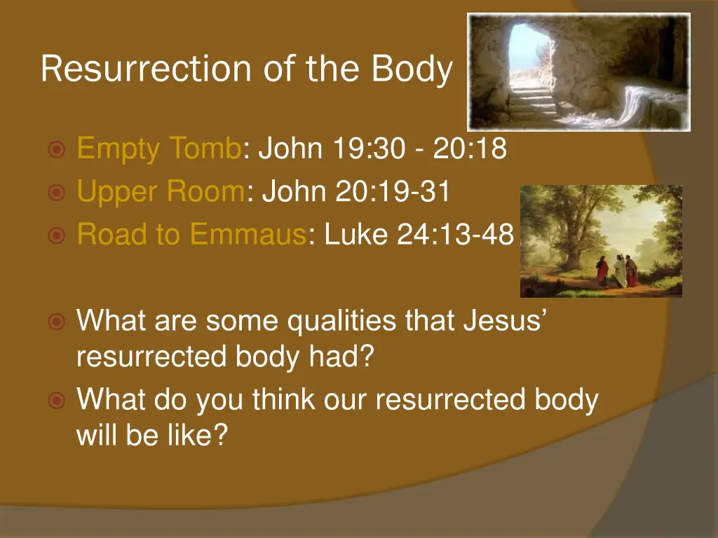 resurrection of the body 1
