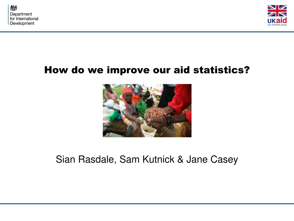 how do we improve our aid statistics