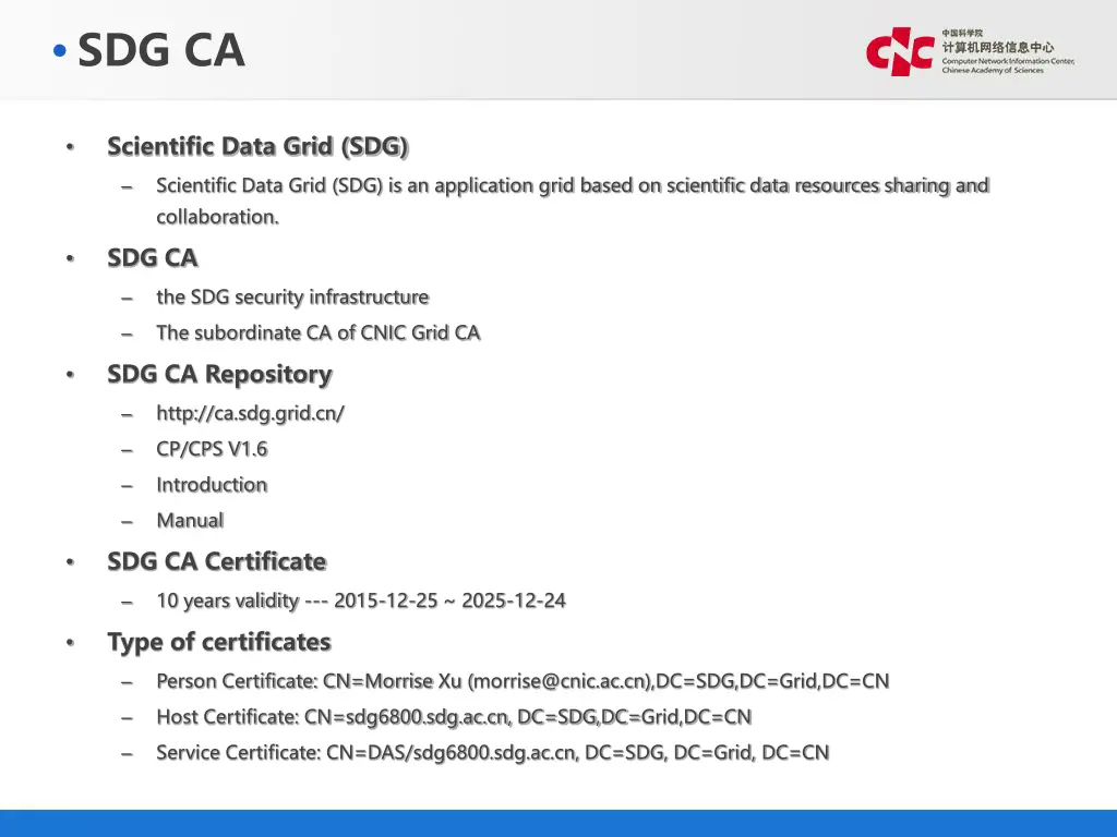 sdg ca