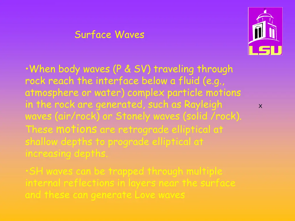surface waves