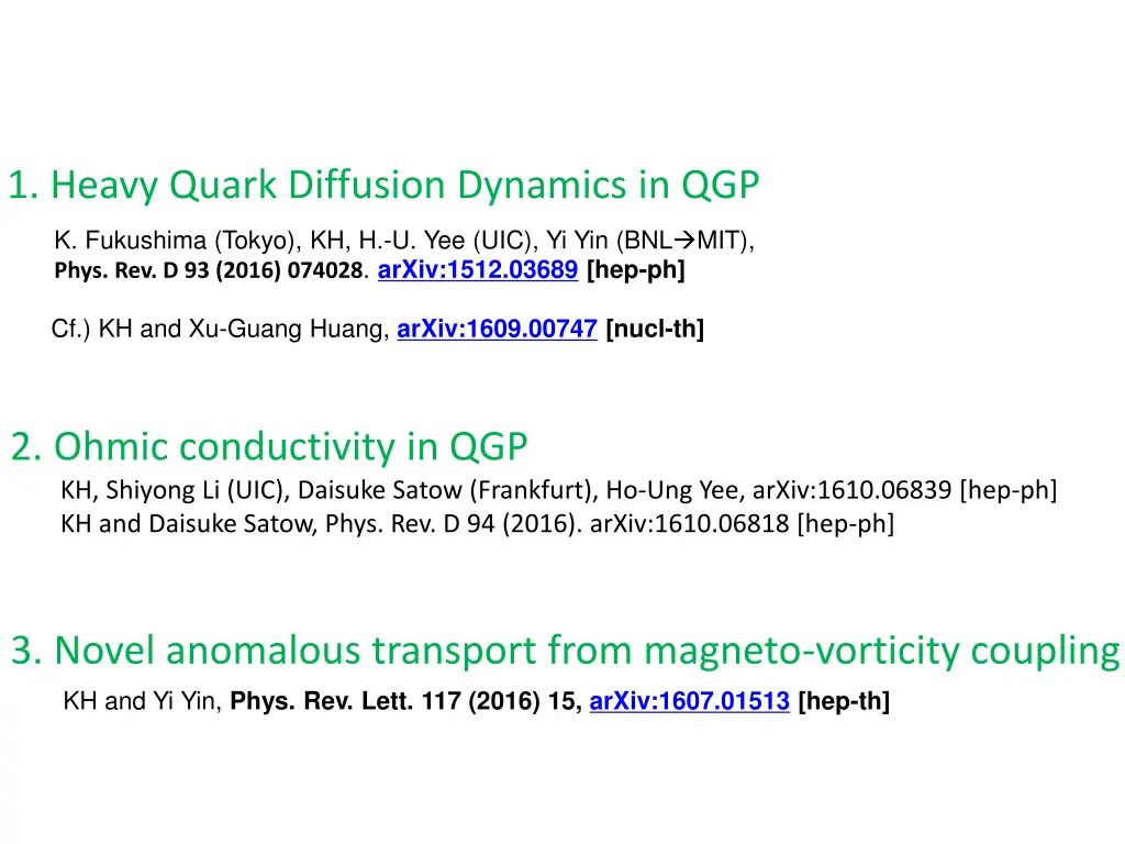 1 heavy quark diffusion dynamics in qgp