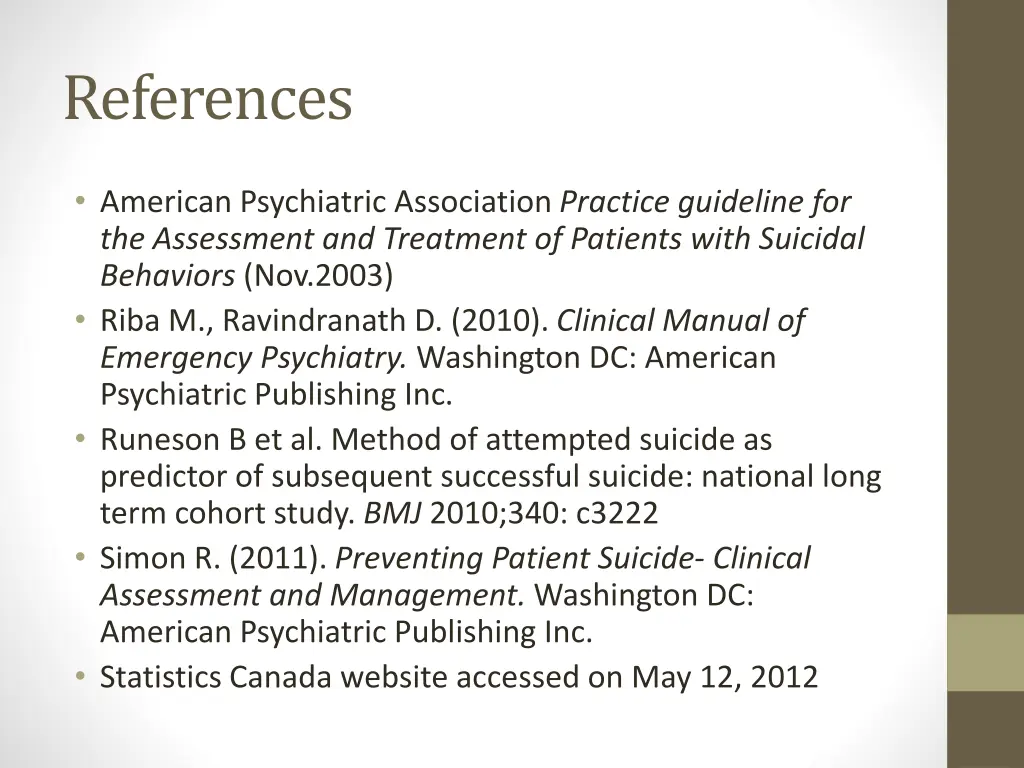 references