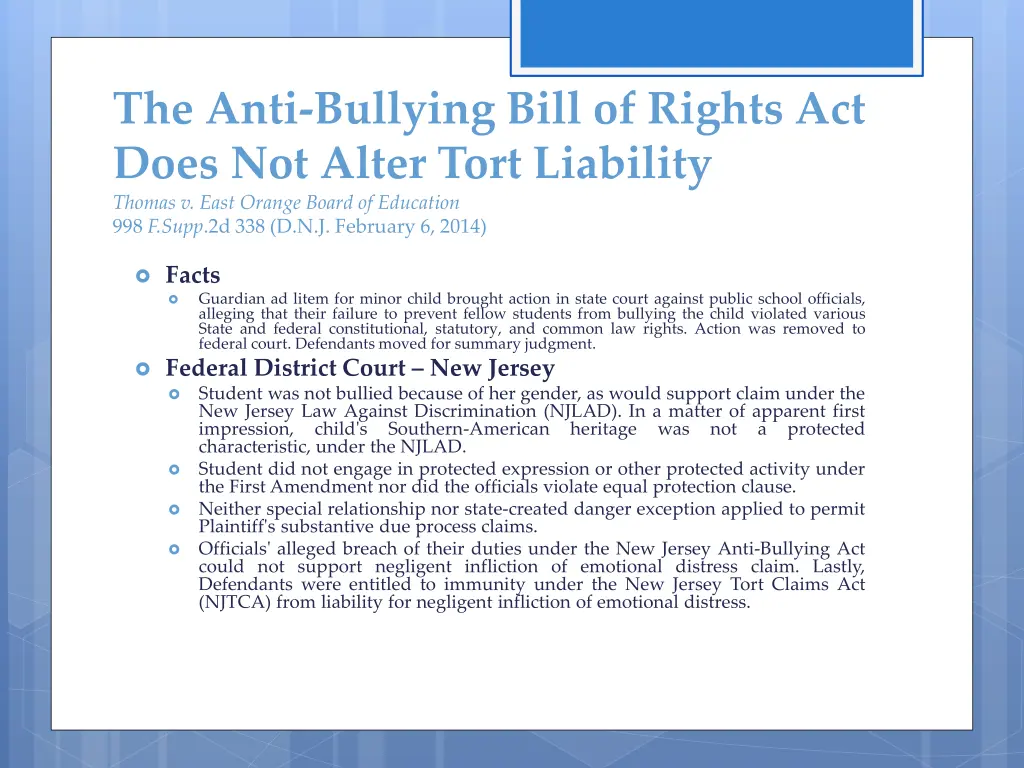 the anti bullying bill of rights act does