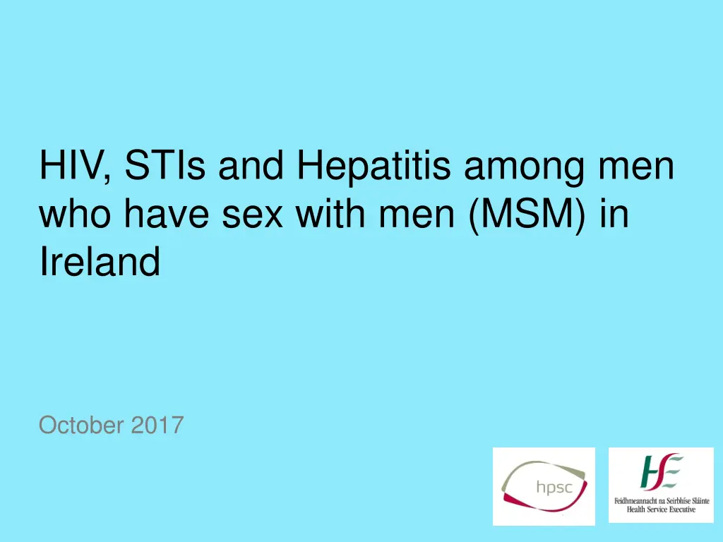 hiv stis and hepatitis among men who have