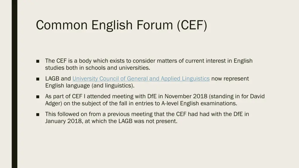 common english forum cef