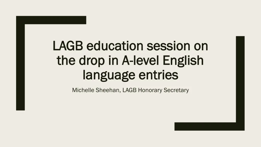 lagb education session on lagb education session
