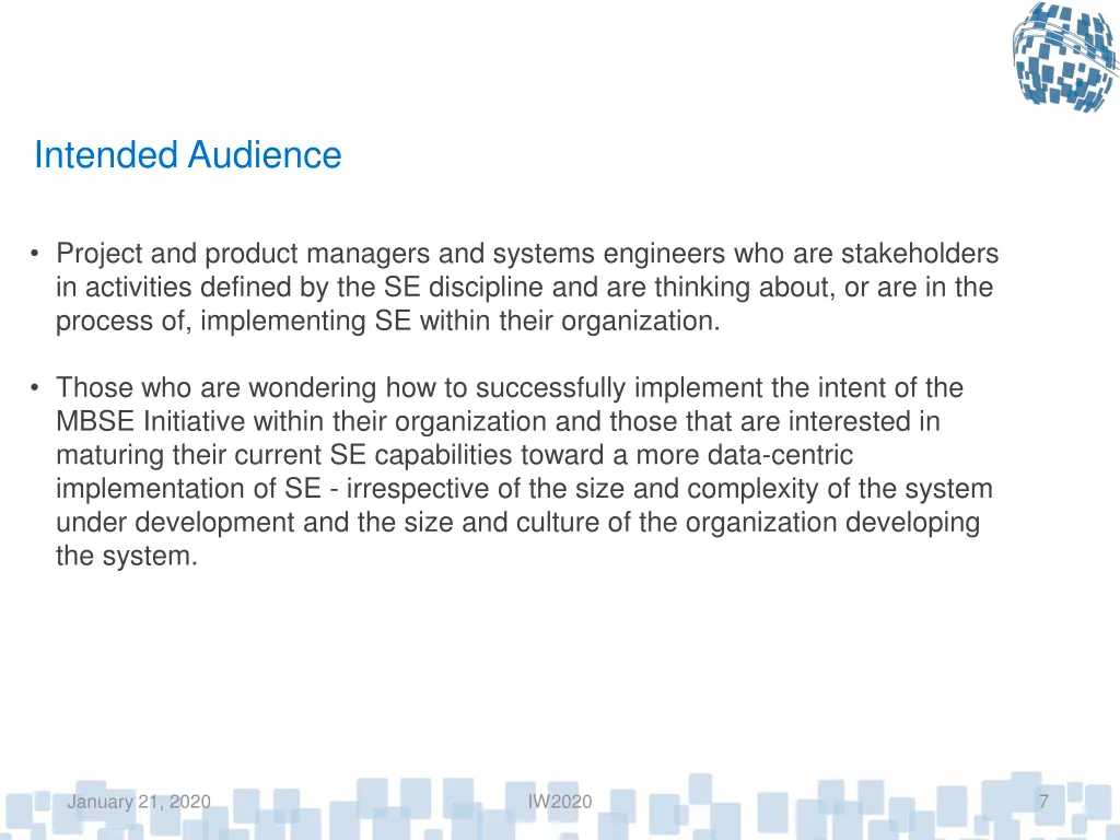 intended audience