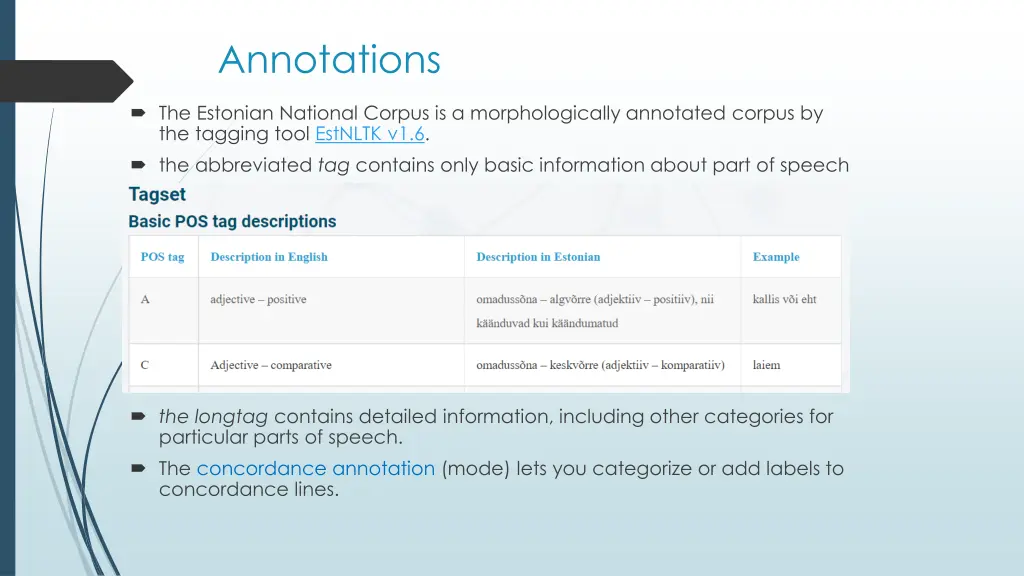 annotations