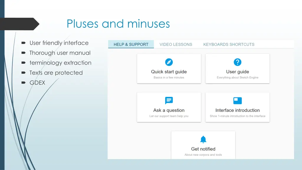 pluses and minuses