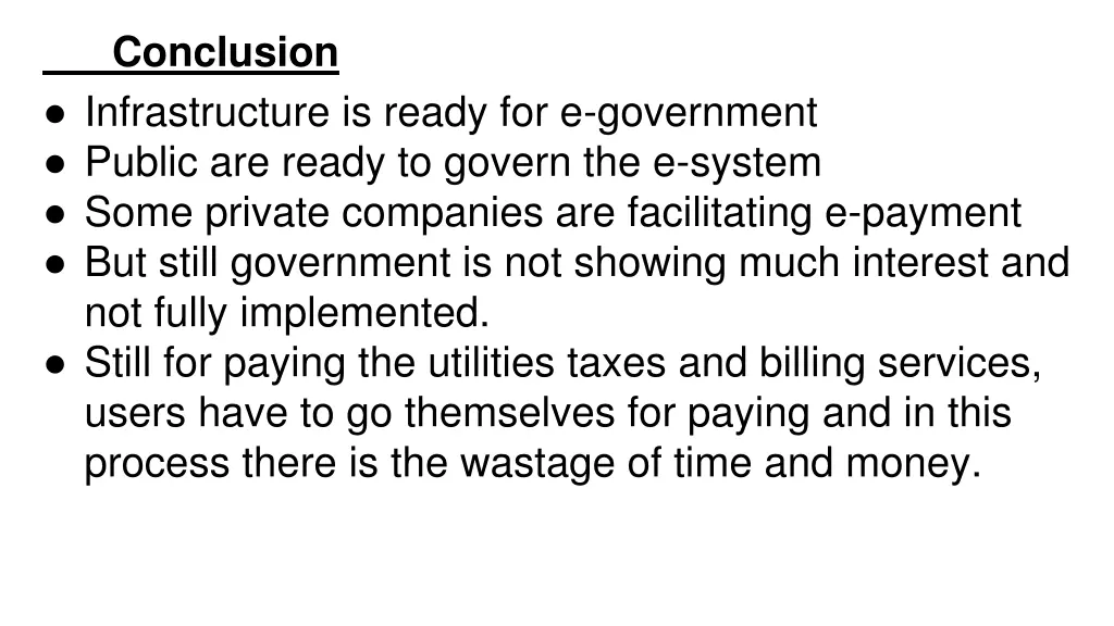 conclusion