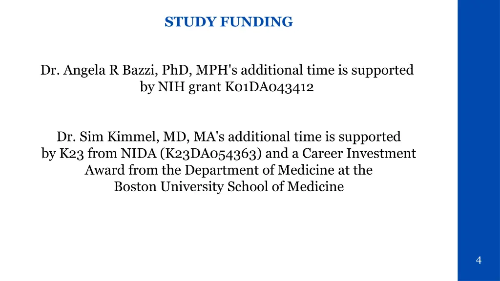 study funding 1