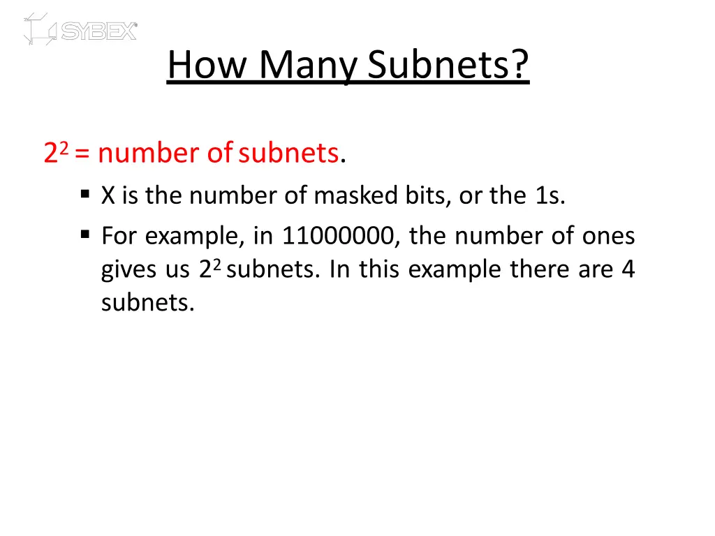 how many subnets