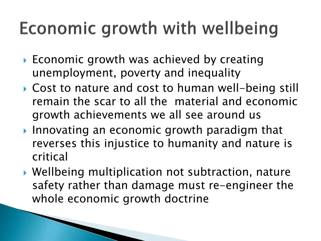 economic growth was achieved by creating