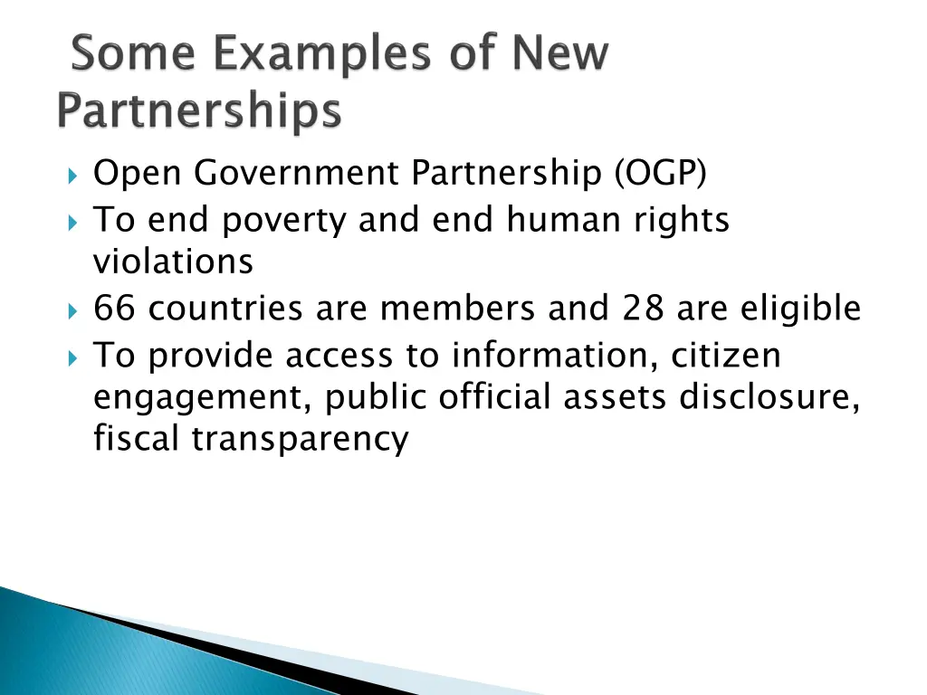 open government partnership ogp to end poverty