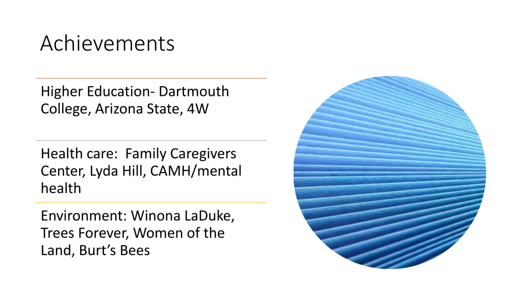 achievements