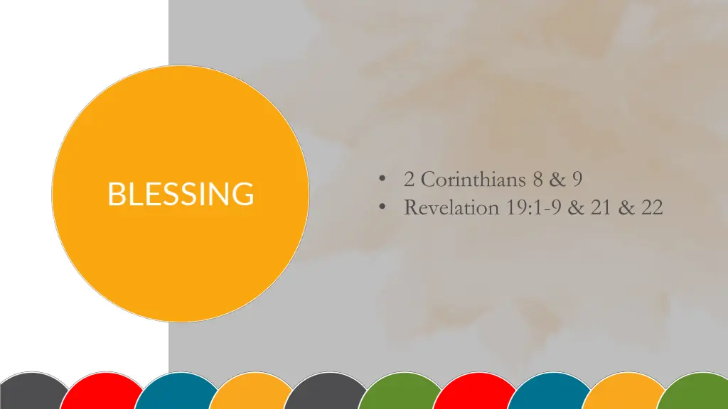 2 corinthians 8 9 revelation 19 1 9 21 22