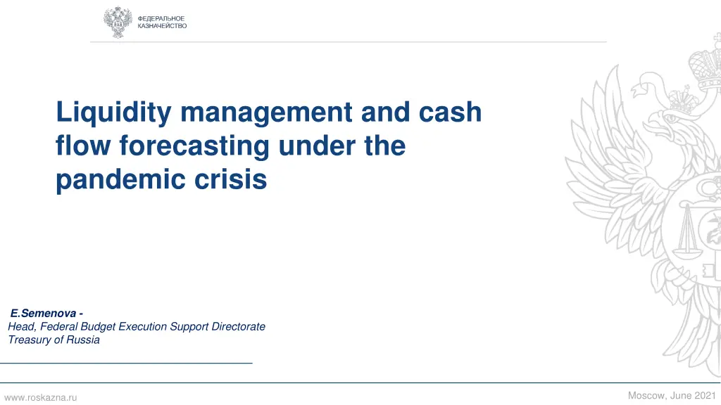 liquidity management and cash flow forecasting