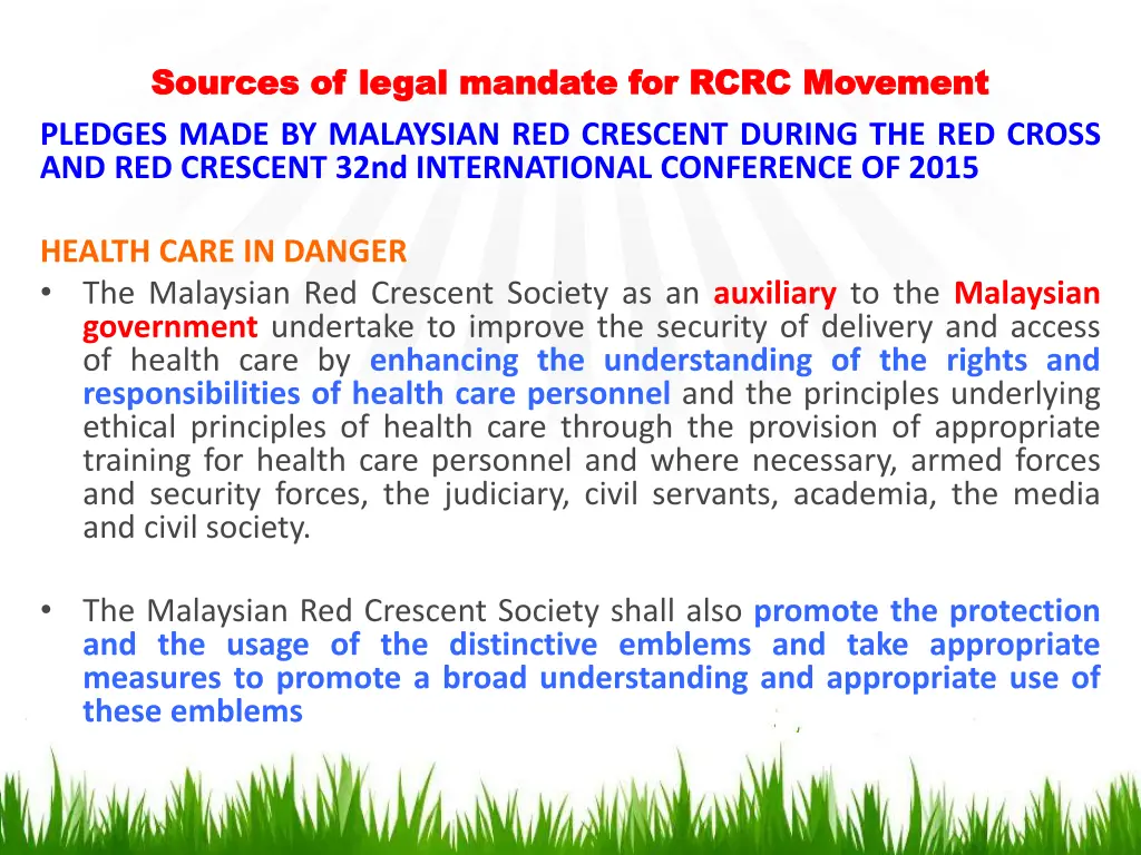 sources of legal mandate for rcrc movement 4