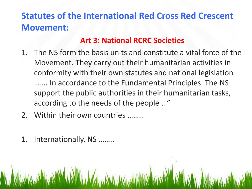 statutes of the international red cross 1