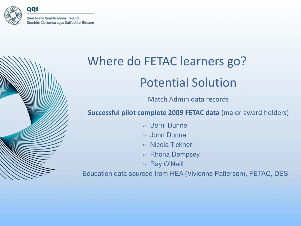 where do fetac learners go 2