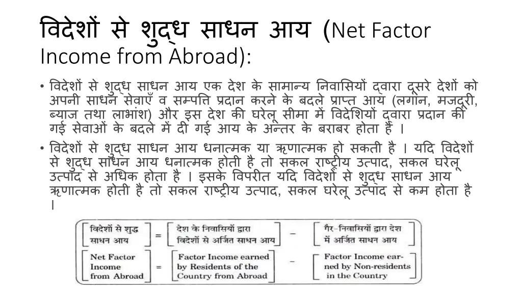 net factor income from abroad
