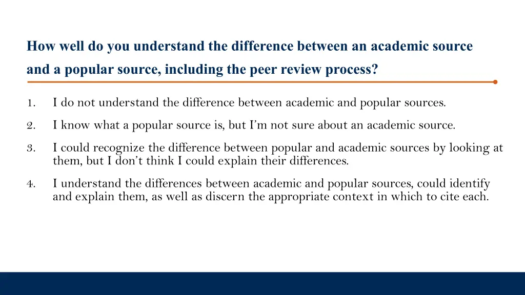 how well do you understand the difference between