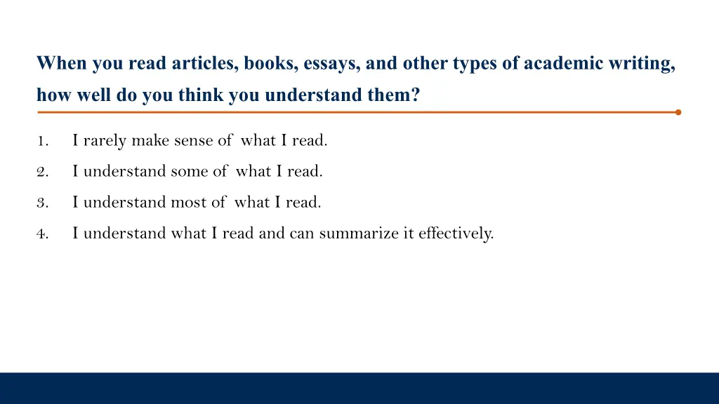 when you read articles books essays and other