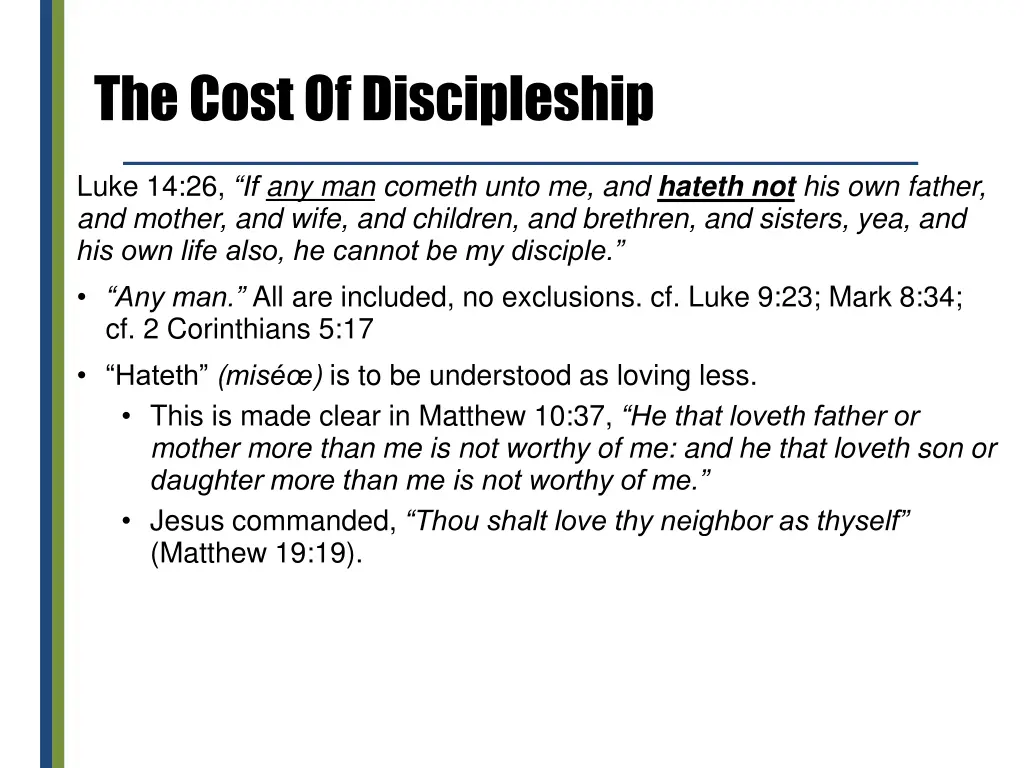 the cost of discipleship 1