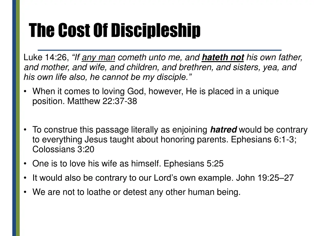 the cost of discipleship 2