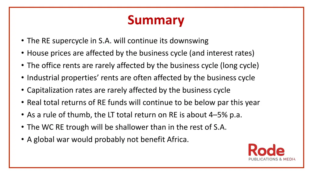summary