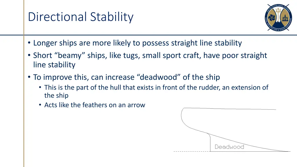 directional stability 1