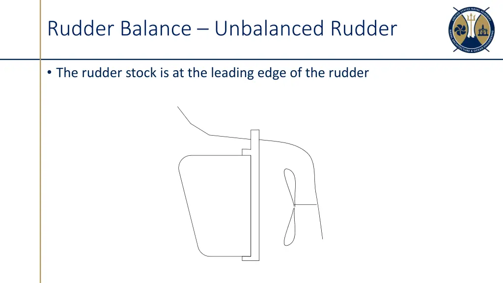rudder balance unbalanced rudder