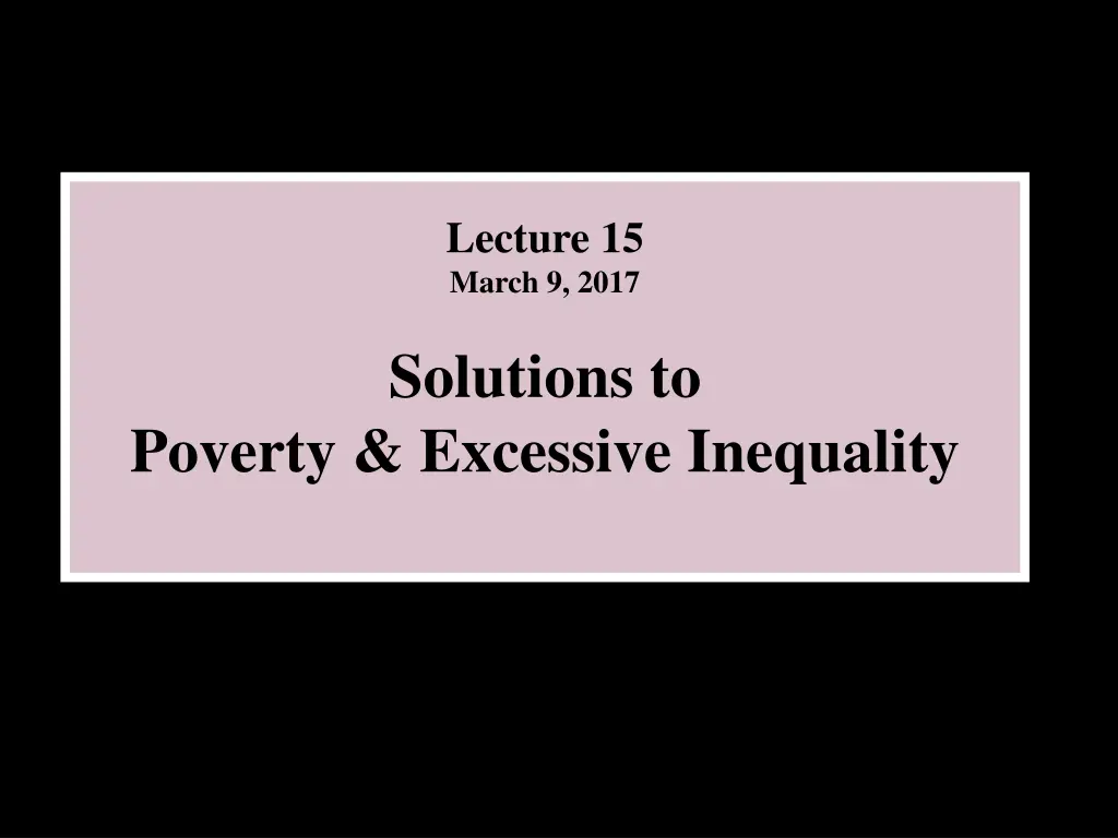 lecture 15 march 9 2017