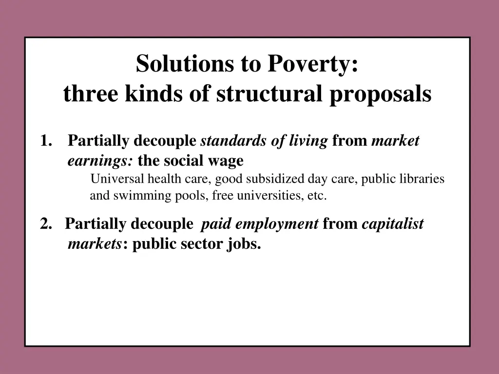 solutions to poverty three kinds of structural 2