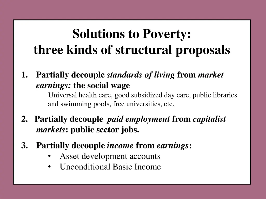 solutions to poverty three kinds of structural 3