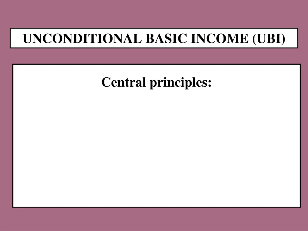 unconditional basic income ubi