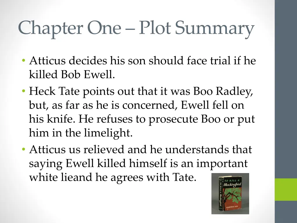 chapter one plot summary 2