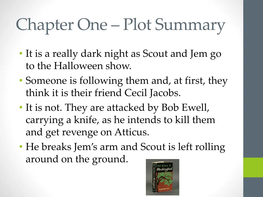 chapter one plot summary